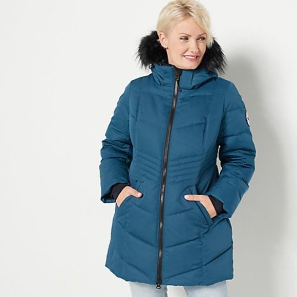 🆕 Arctic Expedition Chevron Quilted Down Parka - Picture 1 of 7